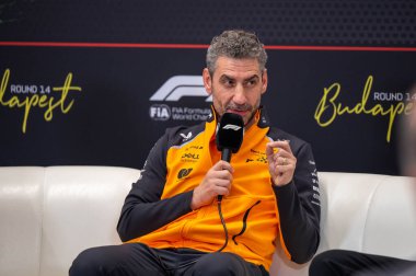 Macaristan GP GP GP F1 2025, 3 Ağustos 2025, Budapeşte, Macaristan - Formula 1 Andrea Stella McLaren