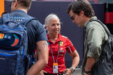 Macaristan GP GP GP F1 2025, 3 Ağustos 2025, Budapeşte, Macaristan - Formula 1 Angela Cullen Ferrari