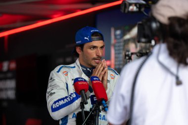 Macaristan GP GP GP F1 2025, 3 Ağustos 2025, Budapeşte, Macaristan - Williams Formula 1 Carlos Sainz sürücüsü