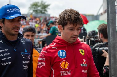 Macaristan GP GP GP F1 2025, 3 Ağustos 2025, Budapeşte, Macaristan - Williams Formula 1 Carlos Sainz sürücüsü