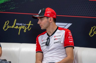 Macaristan GP GP F1 2025 3 Ağustos 2025 tarihinde Budapeşte, Macaristan - Haas için Formula 1 Esteban Ocon sürücüsü