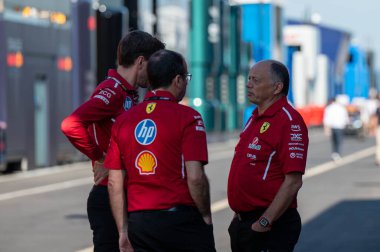 Macaristan GP GP GP F1 2025, 3 Ağustos 2025, Budapeşte, Macaristan - Formula 1 Vasseur Ferrari