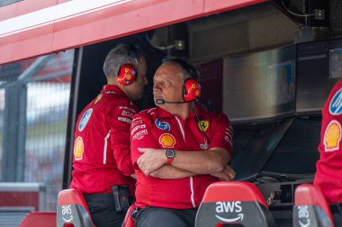 Macaristan GP GP GP F1 2025, 3 Ağustos 2025, Budapeşte, Macaristan - Formula 1 Vasseur Ferrari