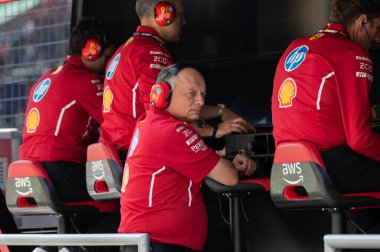 Macaristan GP GP GP F1 2025, 3 Ağustos 2025, Budapeşte, Macaristan - Formula 1 Vasseur Ferrari