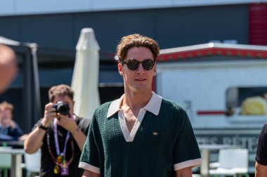 Macaristan GP GP GP F1 2025, 3 Ağustos 2025, Budapeşte, Macaristan - Mercedes için Formula 1 George Russell sürücüsü