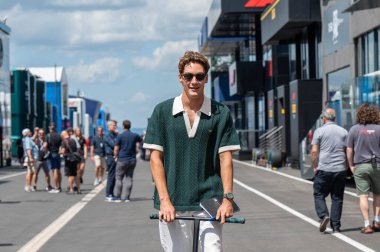 Macaristan GP GP GP F1 2025, 3 Ağustos 2025, Budapeşte, Macaristan - Mercedes için Formula 1 George Russell sürücüsü