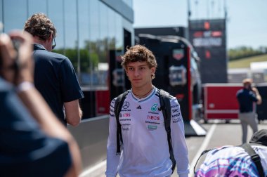 Macaristan GP GP GP F1 2025, 3 Ağustos 2025, Budapeşte, Macaristan - Mercedes için Formula 1 Kimi Antonelli sürücüsü