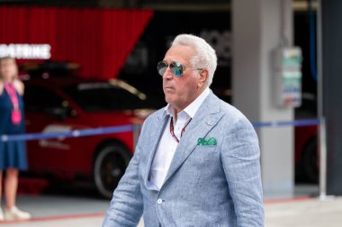 Macaristan GP GP GP F1 2025 3 Ağustos 2025 tarihinde Budapeşte, Macaristan - Formula 1 Lawrence Stroll Aston Martin