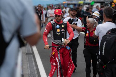 Macaristan GP GP GP F1 2025, 3 Ağustos 2025, Budapeşte, Macaristan - Ferrari Formula 1 Lewis Hamilton sürücüsü