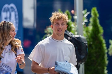 Macaristan GP GP GP F1 2025, 3 Ağustos 2025, Budapeşte, Macaristan - Formula 1 Yarışçı Bulls sürücüsü Liam Lawson