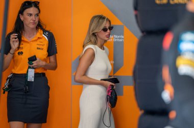 Macaristan GP GP GP F1 2025, 3 Ağustos 2025, Budapeşte, Macaristan - Formula 1 Margarida Corceiro McLaren