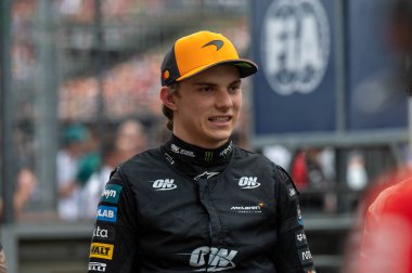 Macaristan GP GP GP F1 2025, 3 Ağustos 2025, Budapeşte, Macaristan - McLaren Formula 1 Oscar Piastri sürücüsü