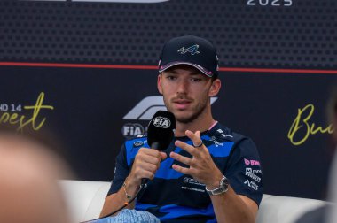 Macaristan GP GP GP F1 2025, 3 Ağustos 2025, Budapeşte, Macaristan - Formula 1 Alp sürücüsü Pierre Gasly