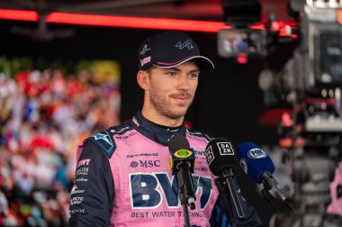 Macaristan GP GP GP F1 2025, 3 Ağustos 2025, Budapeşte, Macaristan - Formula 1 Alp sürücüsü Pierre Gasly