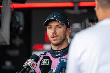 Macaristan GP GP GP F1 2025, 3 Ağustos 2025, Budapeşte, Macaristan - Formula 1 Alp sürücüsü Pierre Gasly