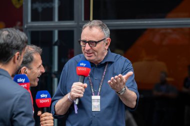 Macaristan GP GP GP F1 2025 3 Ağustos 2025 tarihinde Budapeşte, Macaristan - Formula 1 Roberto Chinchero Sky Sport F1