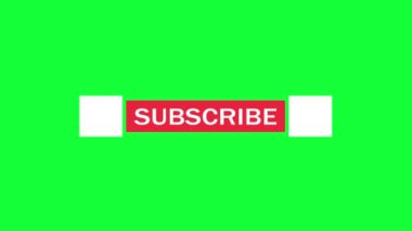 Anımsatmayı abone et 4k yeşil ekran arkaplanı