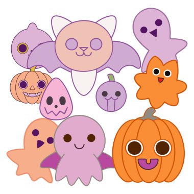 Cadılar Bayramı kostüm koleksiyonu seti