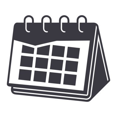 mutlu yeni yıl takvim vektör