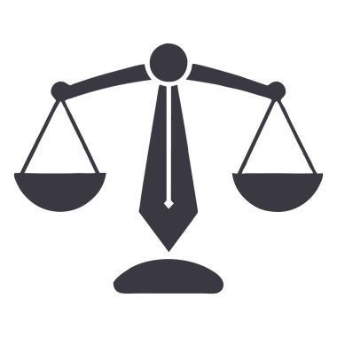 Hukuk vektörü sanat illüstrasyonu