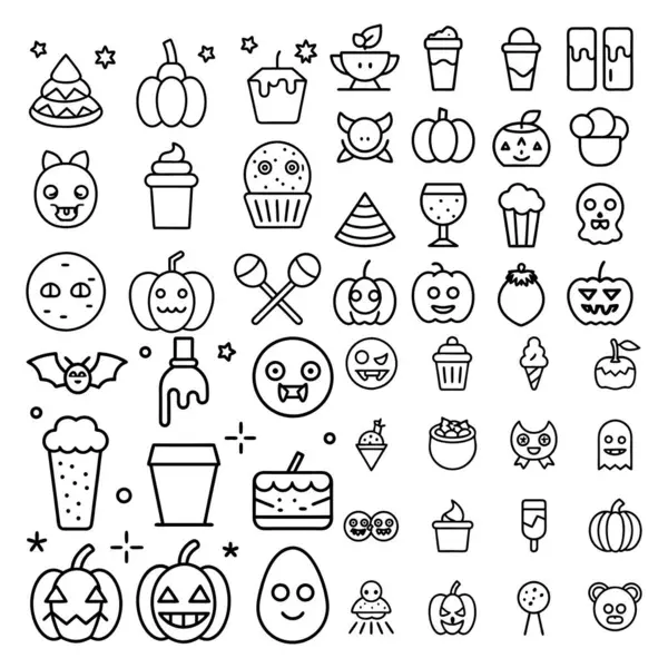 stock vector Halloween outline and clipart vector