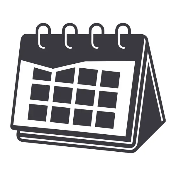 mutlu yeni yıl takvim vektör