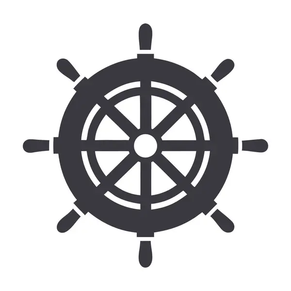 Gemi dümen vektör çizim