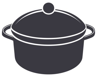 Ot pişirme, illüstrasyon, beyaz arkaplan üzerindeki vektör.