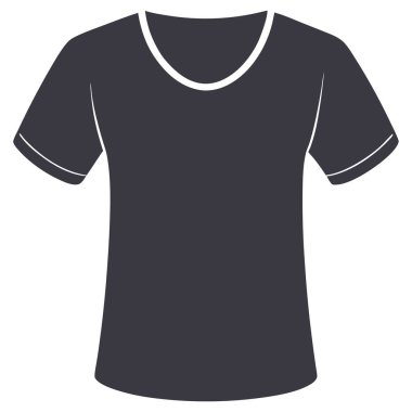 Siyah tişört tasarımı. vektör illüstrasyonu