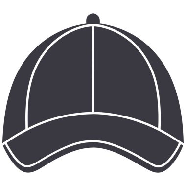 şapka moda simgesi ana hat biçiminde