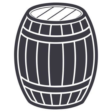 Namlu vektör sanatı, namlu silueti.