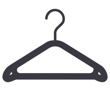 Askı. Web simgesi basit illüstrasyon