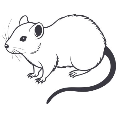 Fare, fare, vektör çizimi.