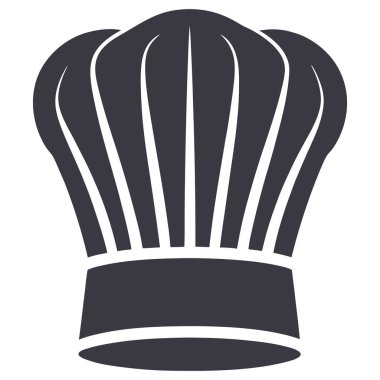 Şef simgesinin vektör illüstrasyonu