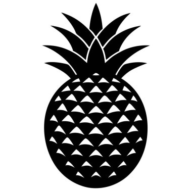 Ananas simgesi, basit tarzı.