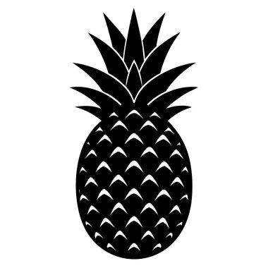 Ananas simgesi, anahat stili