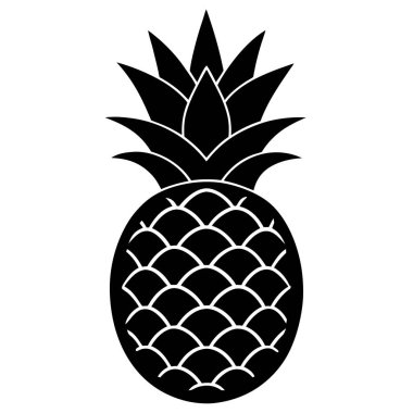ananas vektör resimleme