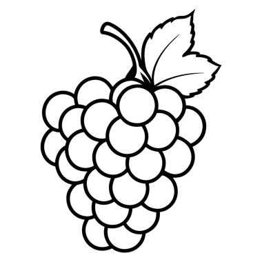 ahududu meyve ikonu, taslak biçimi