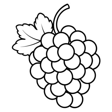 Üzüm meyvesi simgesi, taslak biçimi
