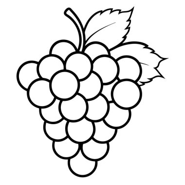 izole edilmiş taze meyve ikonu vektör çizimi