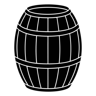 Basit bir varil simgesi, basit bir biçim