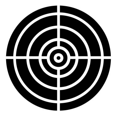 hedef simge vektör illüstrasyonu