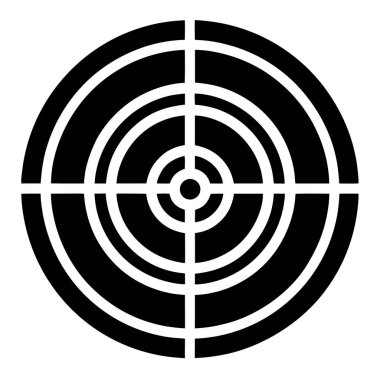 hedef simge, vektör illüstrasyonu