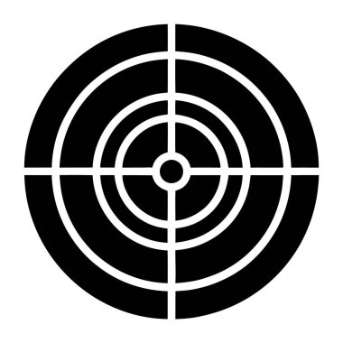 Hedef. Web simgesi basit illüstrasyon