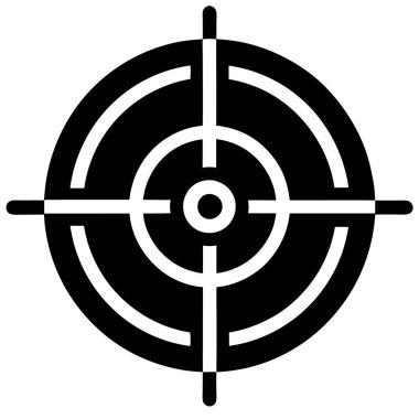 hedef vektör simgesi modern illüstrasyon