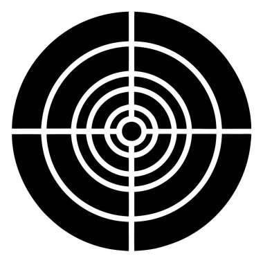 hedef simge vektör illüstrasyonu