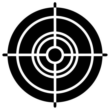 Hedef. Web simgesi basit illüstrasyon