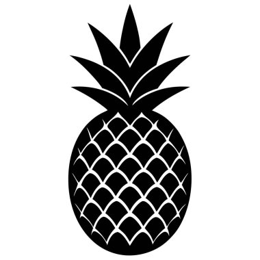 ananas meyve simgesi, basit stil