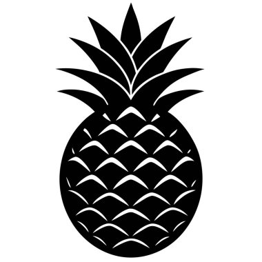 Ananas Meyve kutsal kişilerin resmi, vektör çizim
