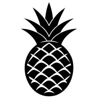 ananas vektör simgesi, ananas vektörü